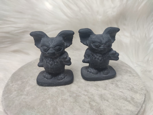 Gizmo Gremlin tallado en Obsidiana - Gremblims