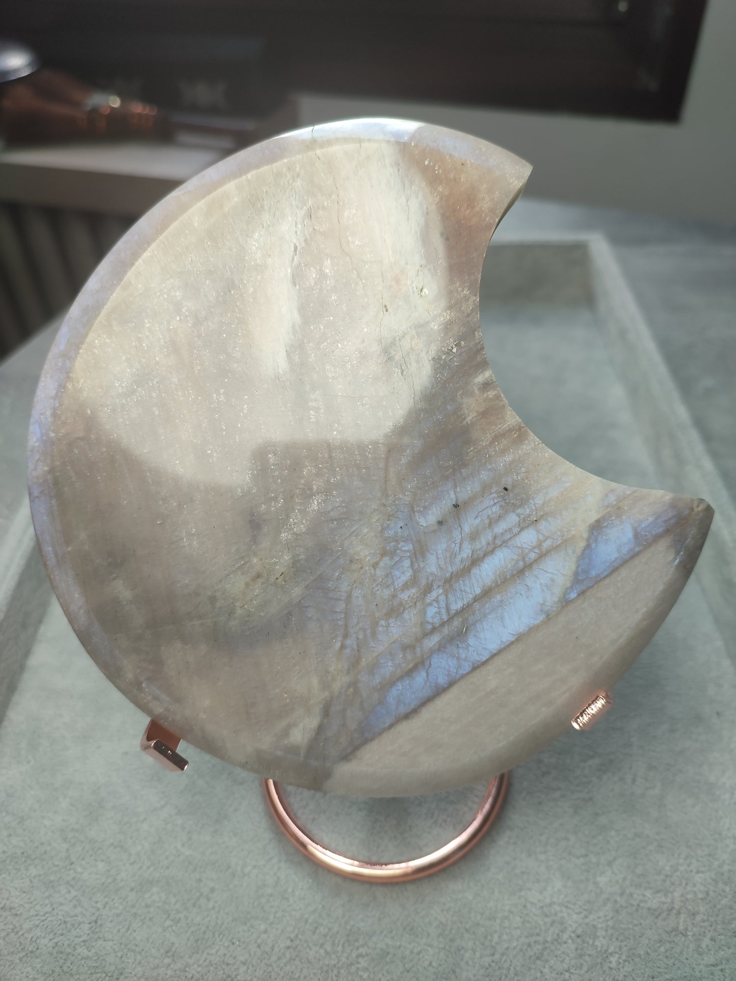 Luna tallada en Belomorite - mix luna y sol - ver video