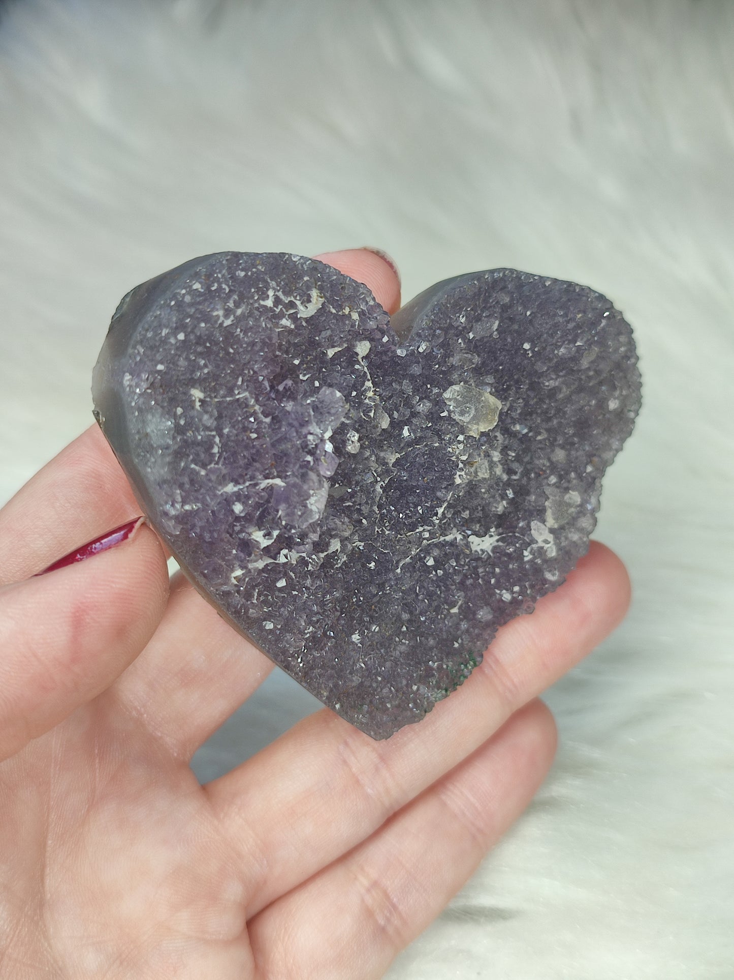 Corazón amatista