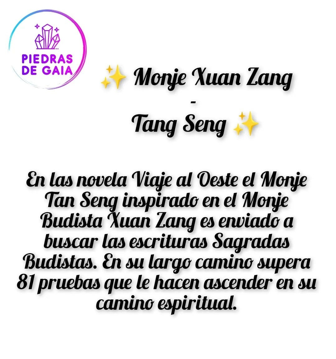 Xuan Zang tallado en cuarzo jardín 537 granos