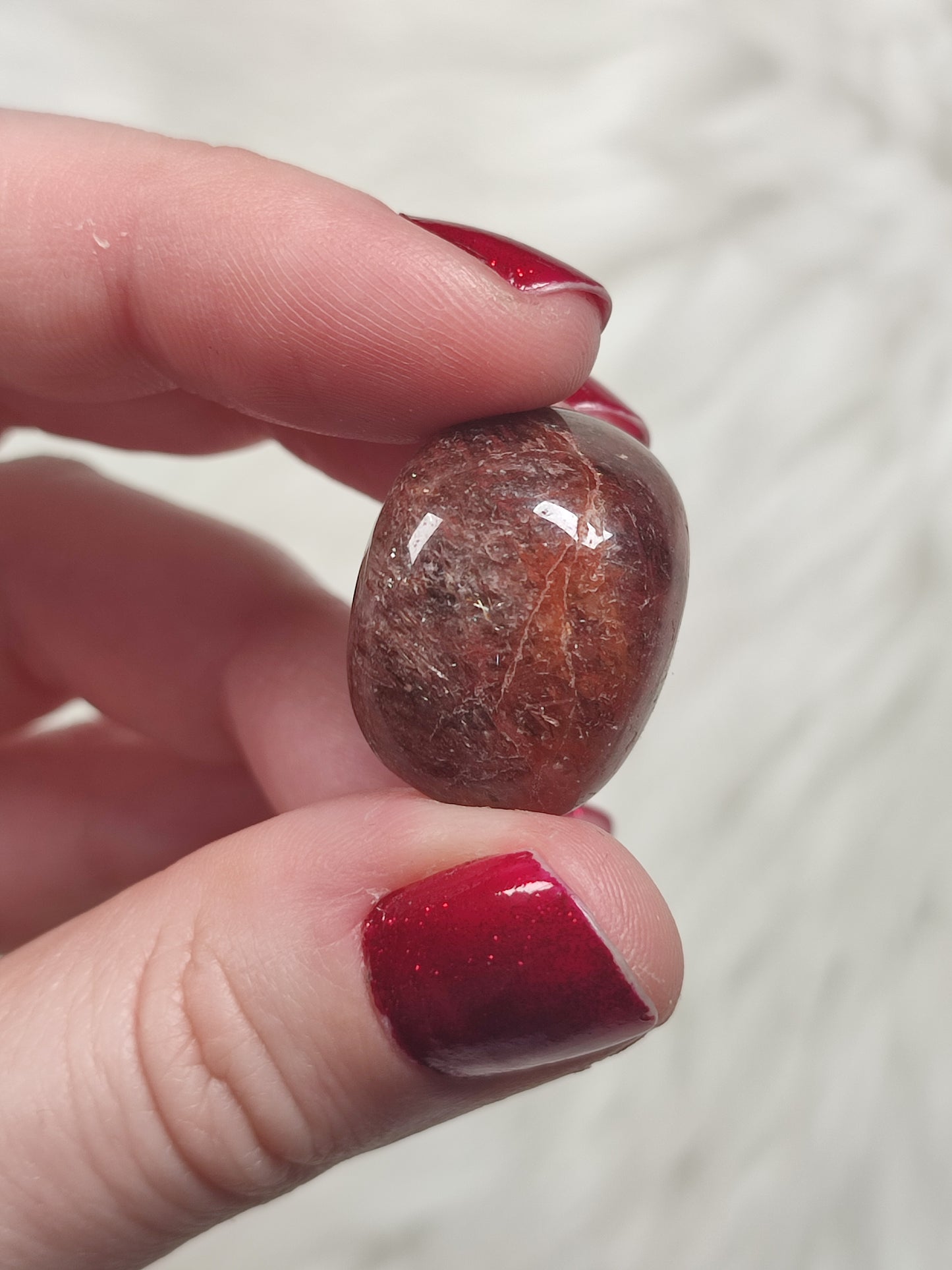 Canto rodado rutilo cobrizo