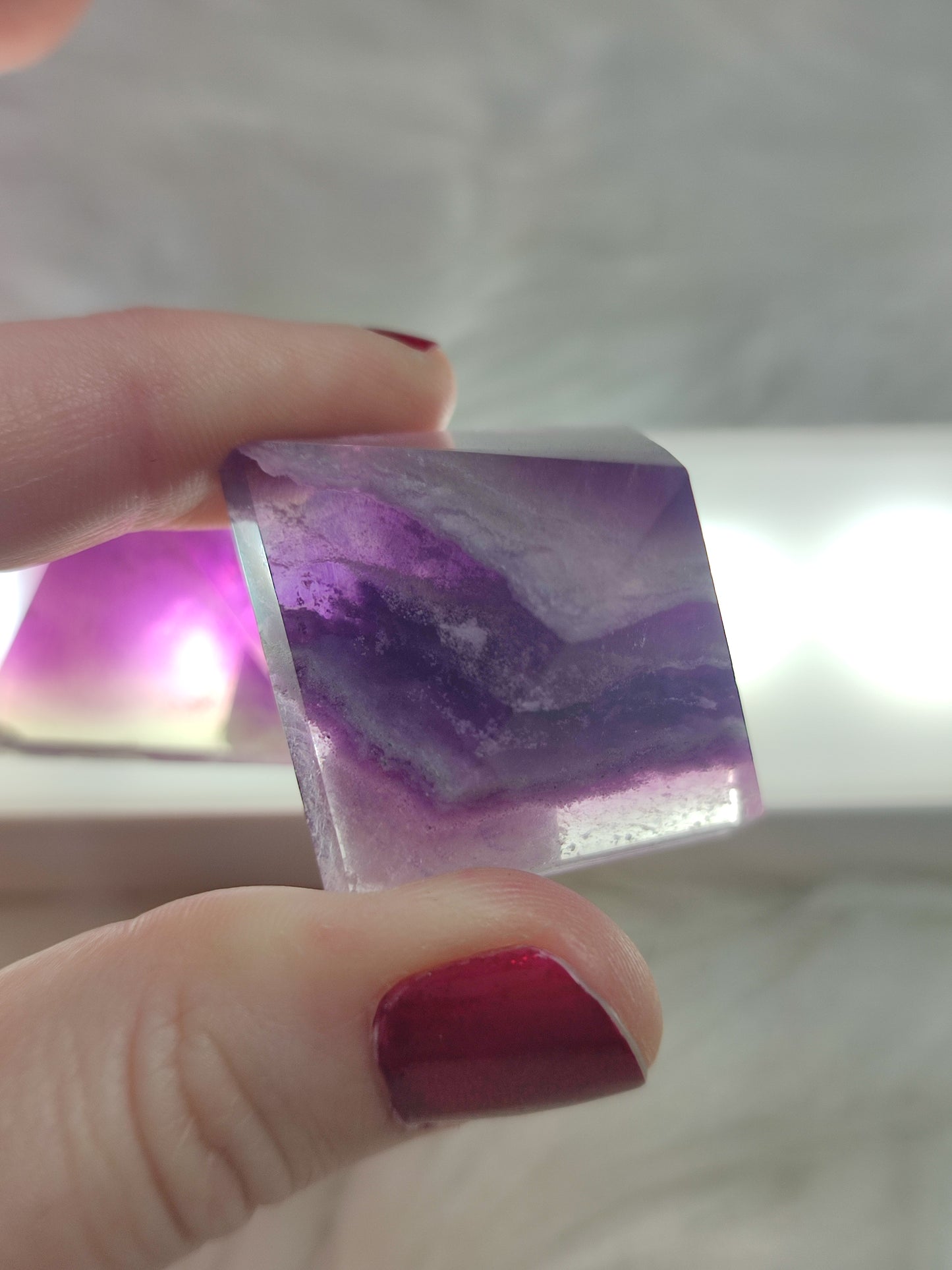 Pirámide de flúorita B