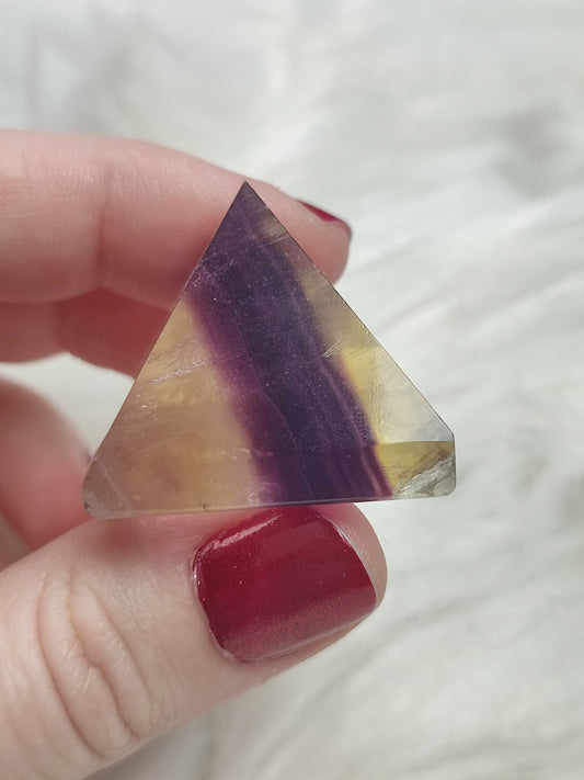 Pirámide de flúorita A