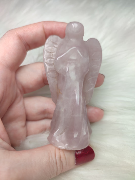 Ángel cuarzo rosa