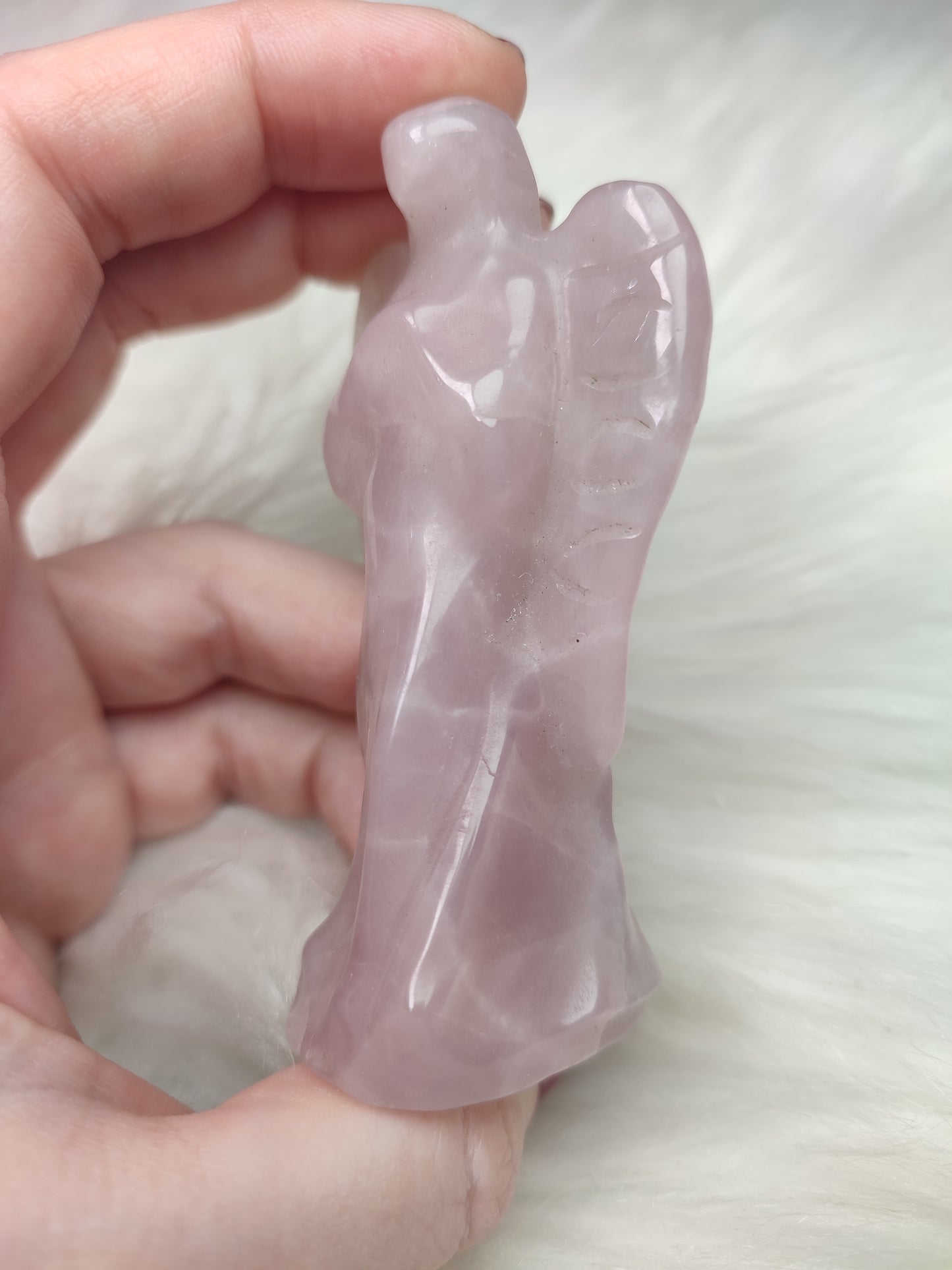 Ángel cuarzo rosa