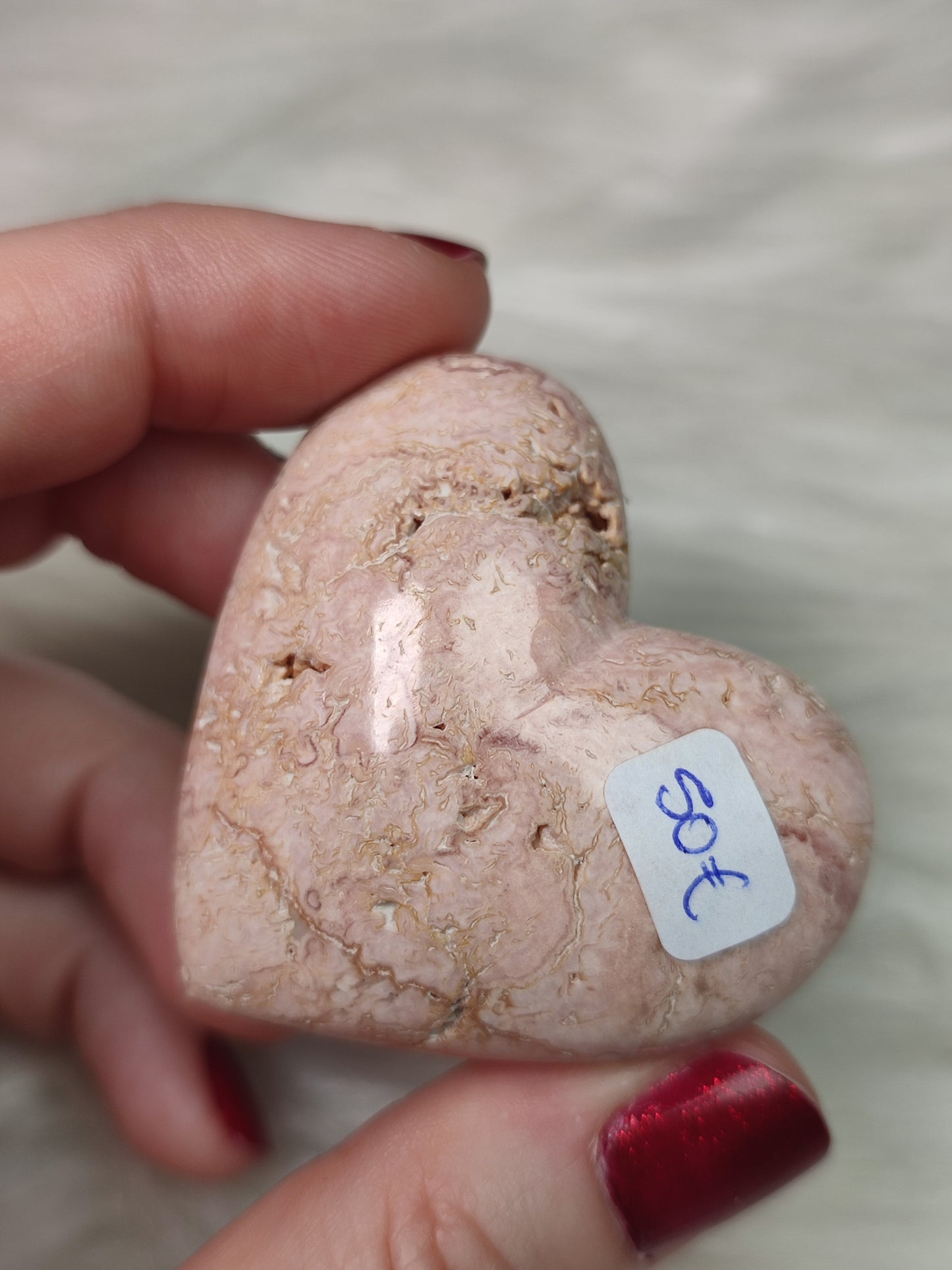 Corazón rodocrosita