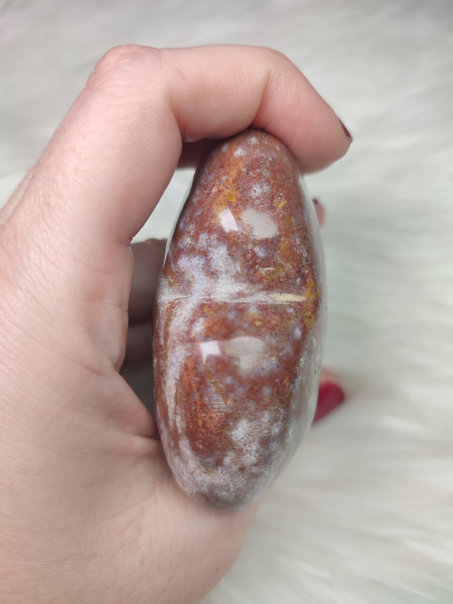 Corazón jaspe océano 207 gramos