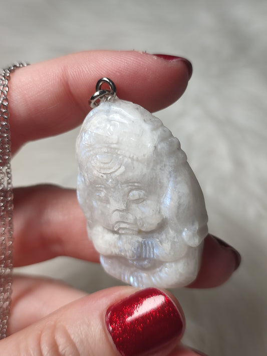 Collar Ganesha de piedra luna n°5