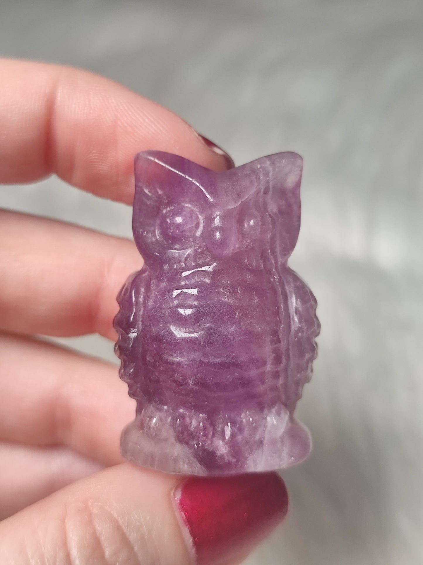 Búho de flúorita