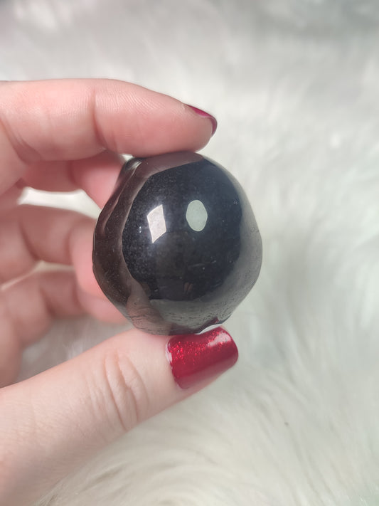 Cabeza Jack pesadilla antes de navidad tallada en Obsidiana negra