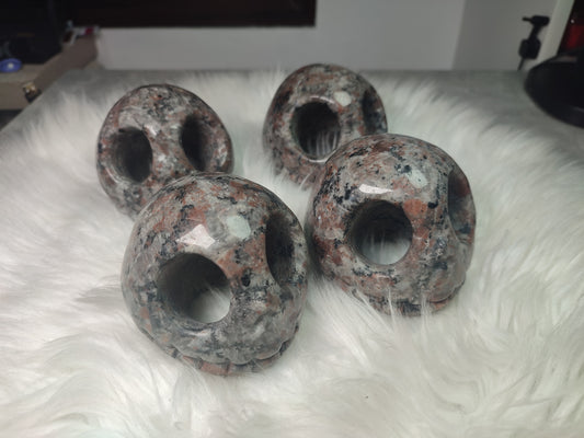 Cabeza Jack pesadilla antes de navidad tallada en yooperlita 600-700 gramos