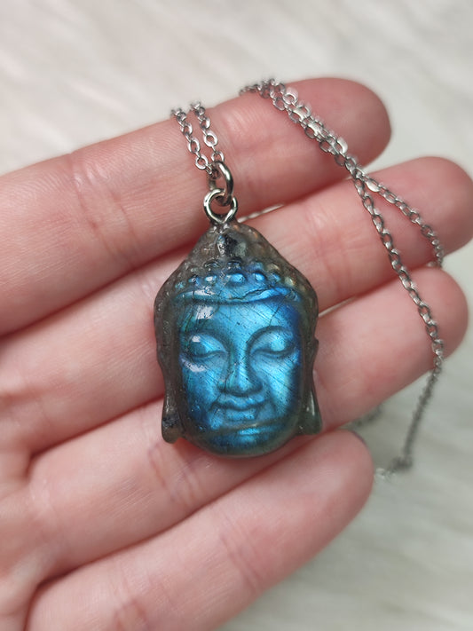 Collar buda de Labradorita n°8