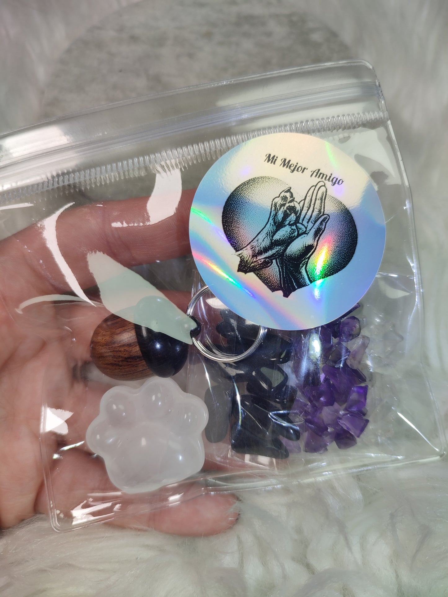 Conjunto mejor amigo cuarzo cristal 🐾