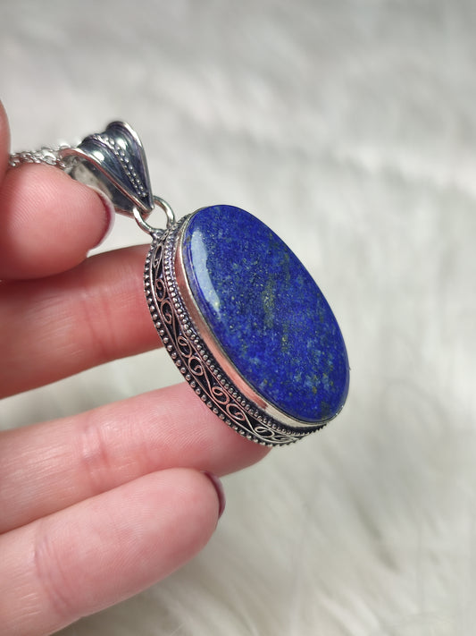 Conjunto baño plata lapislázuli n° 22