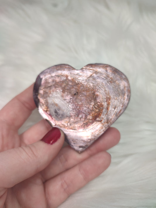 Corazón mica morada - n° 130