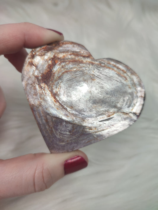 Corazón mica morada - n° 130