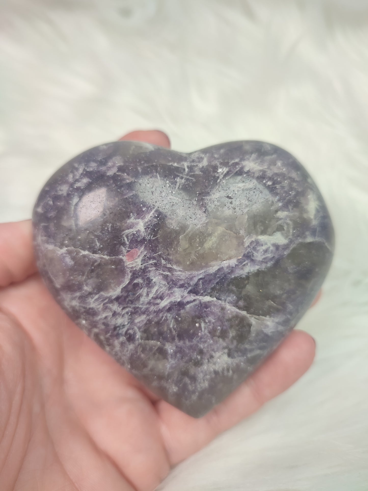 Corazón piedra unicornio 326 gramos