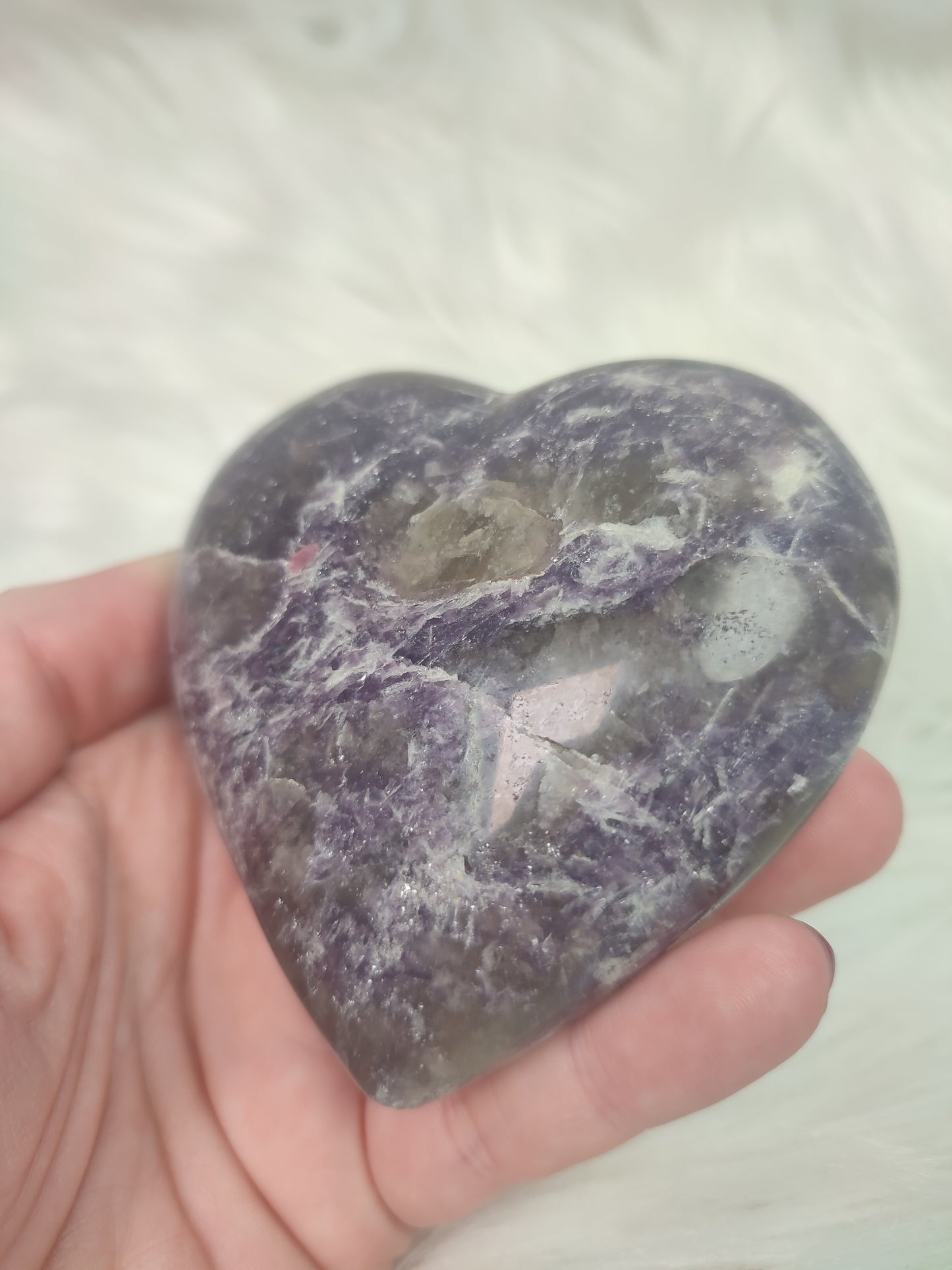Corazón piedra unicornio 326 gramos