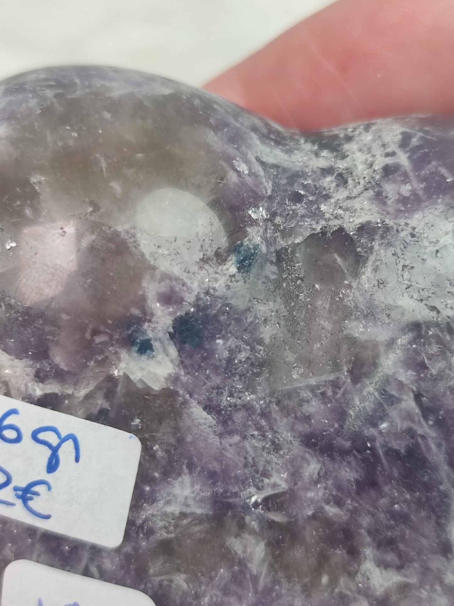 Corazón piedra unicornio 326 gramos