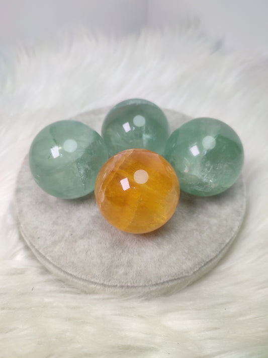 Esferas flúorita alta calidad - Video