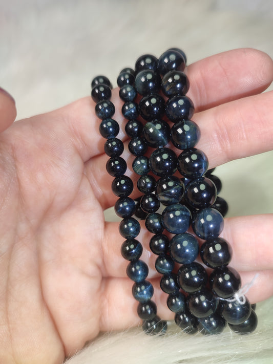 Pulsera ojo de halcón esferas - varias medidas