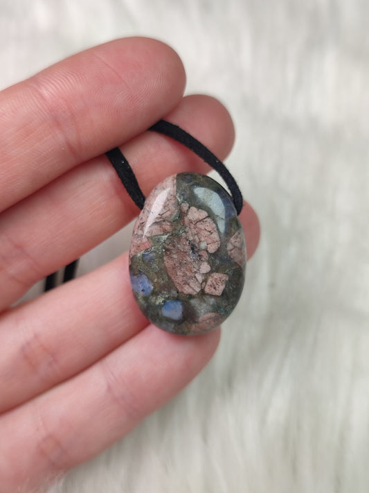 Collar riolita qué será o vulcanita - Perita - Caramelito