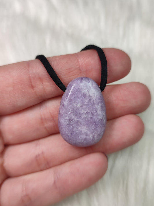 Collar lepidolita - Perita - Caramelito