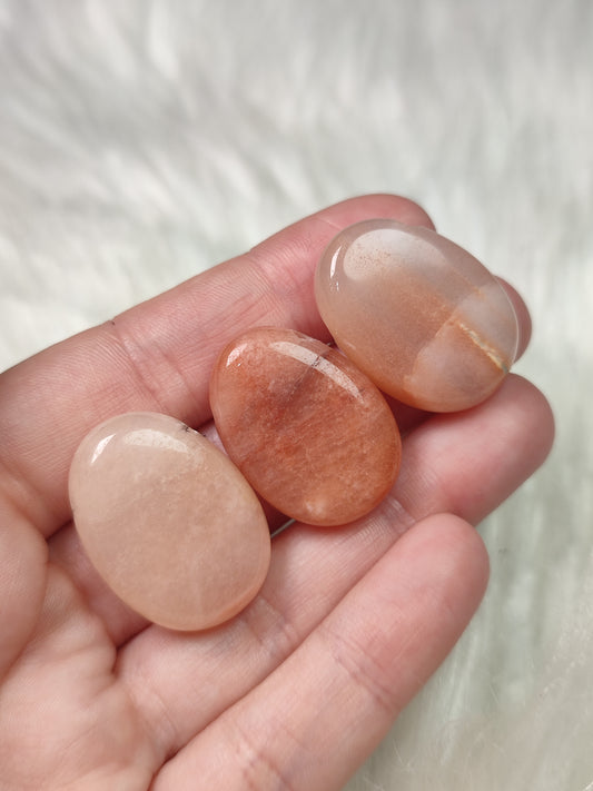 Collar aventurina melocotón - Perita - Caramelito