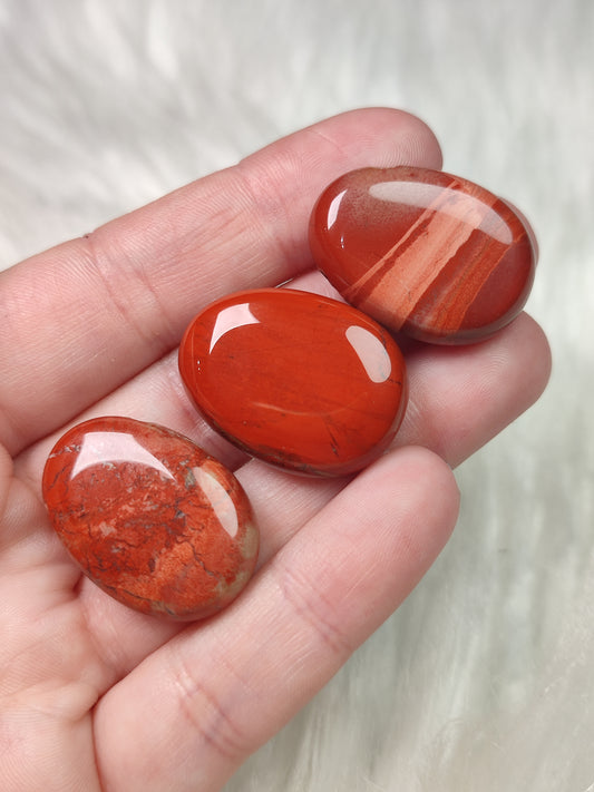 Collar jaspe rojo - Perita - Caramelito