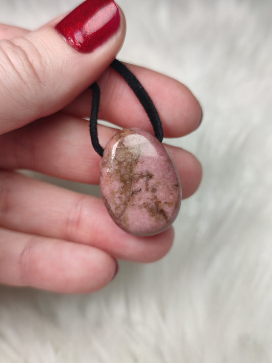 Collar rodonita - Perita - Caramelito