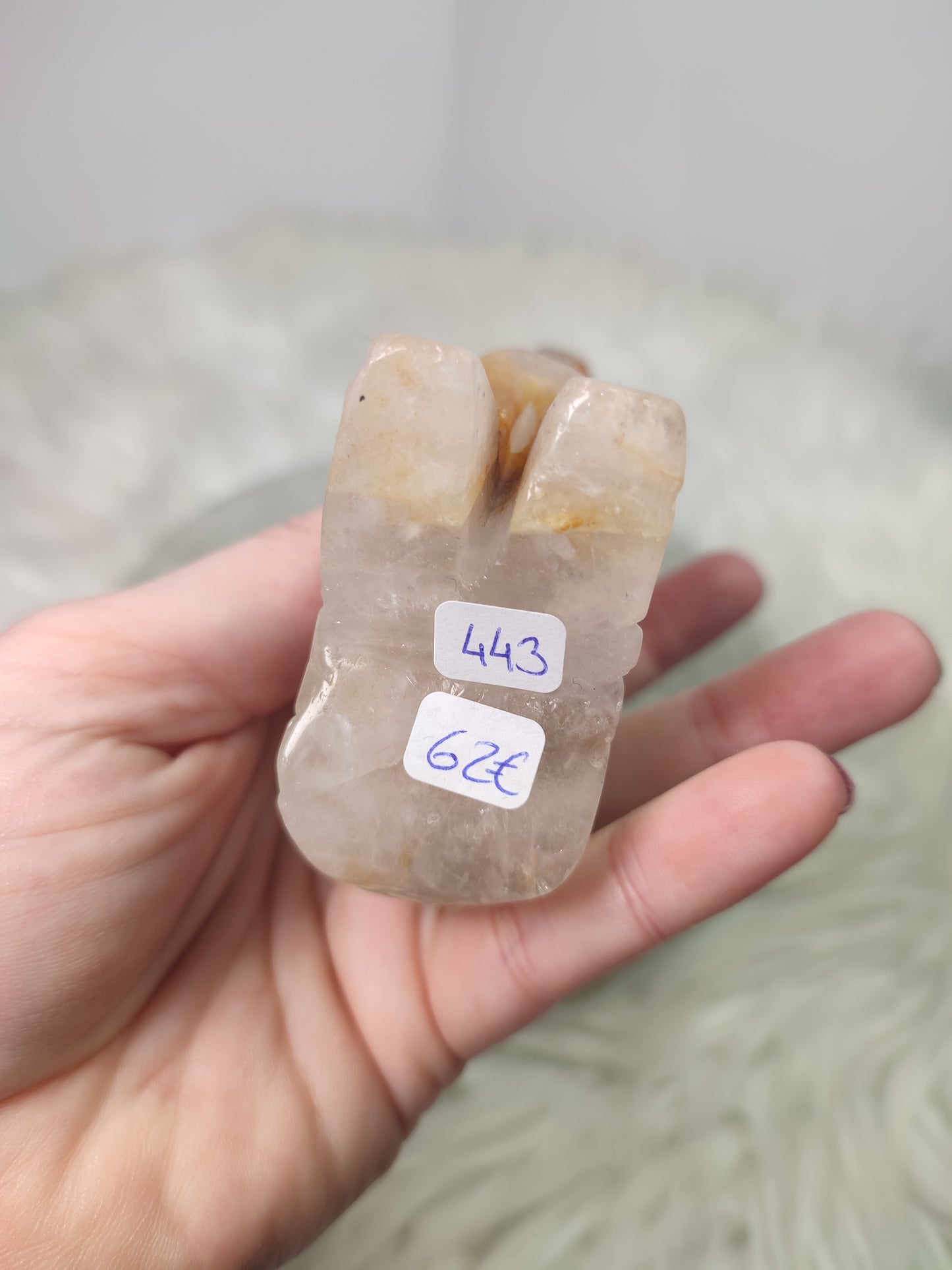 Sirena cuarzo sanador 322 gr