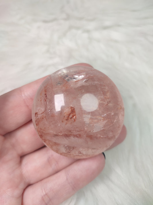 Masajeador cuarzo hematoide o cuarzo fuego masajeador - N° 90