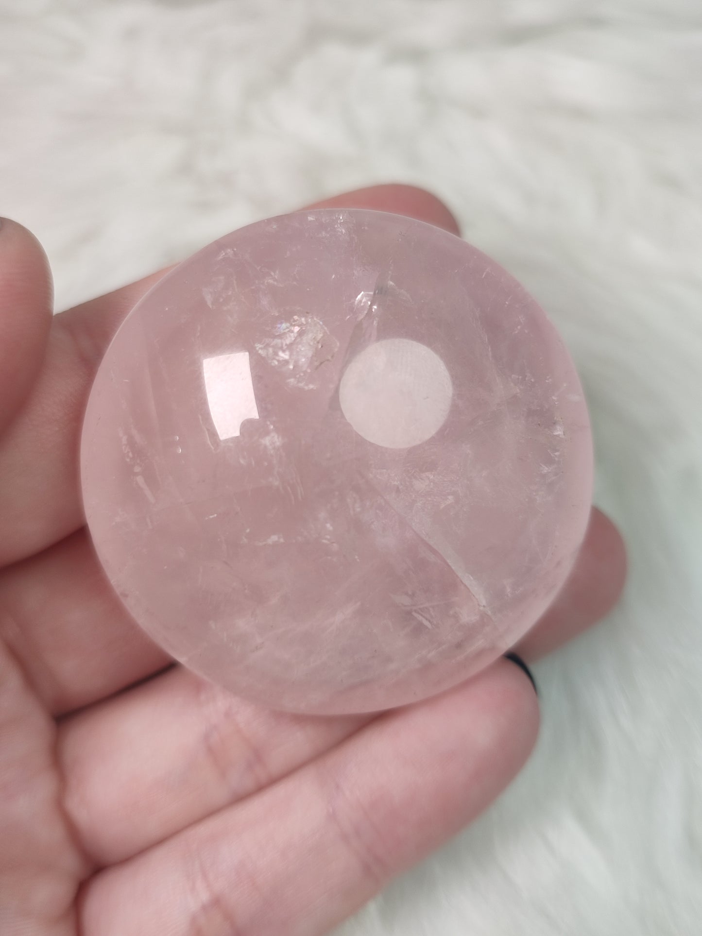 Masajeador cuarzo rosa - N° 86