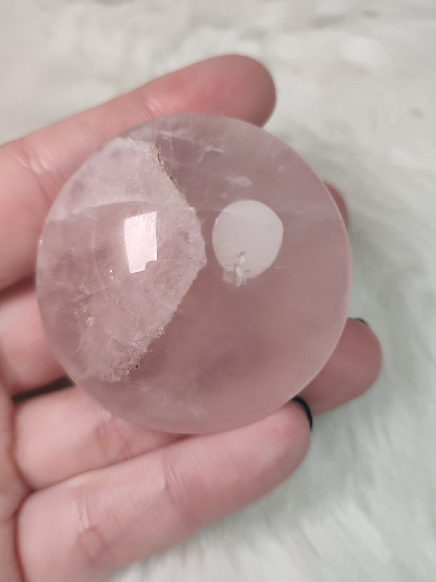 Masajeador cuarzo rosa - N° 85