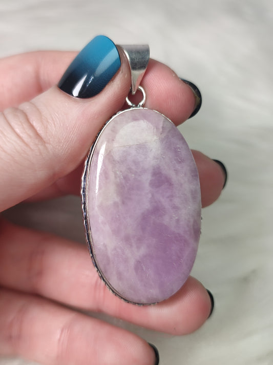 Colgante baño de plata con kuncita - n° 102