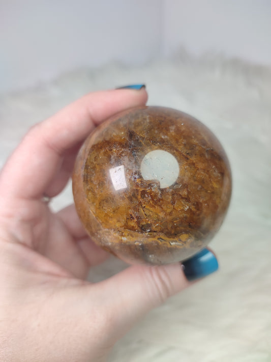 Esfera cuarzo sanador 374 gramos