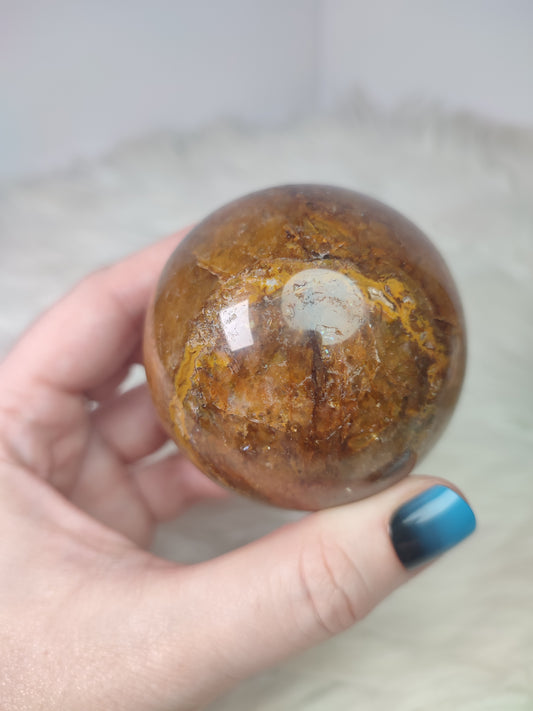 Esfera cuarzo sanador 374 gramos