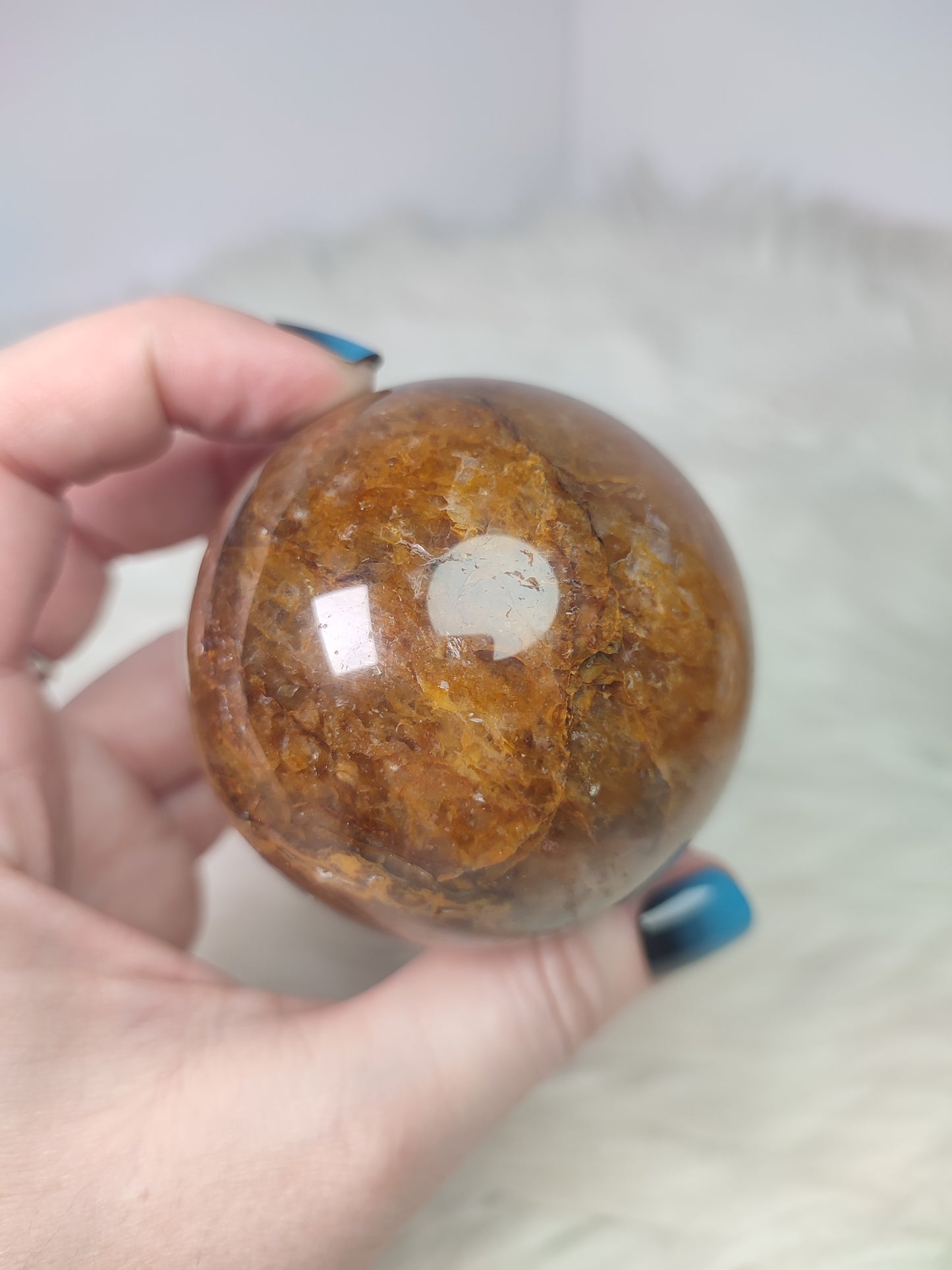 Esfera cuarzo sanador 374 gramos