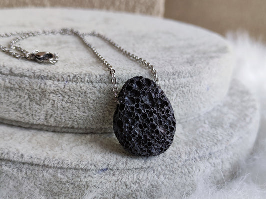 Collar roca volcánica - Perita - Caramelito