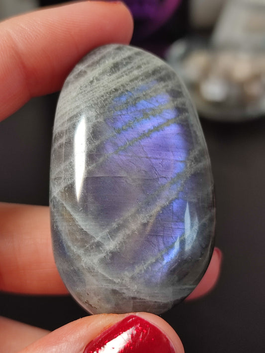 Rodado Labradorita purpura X
