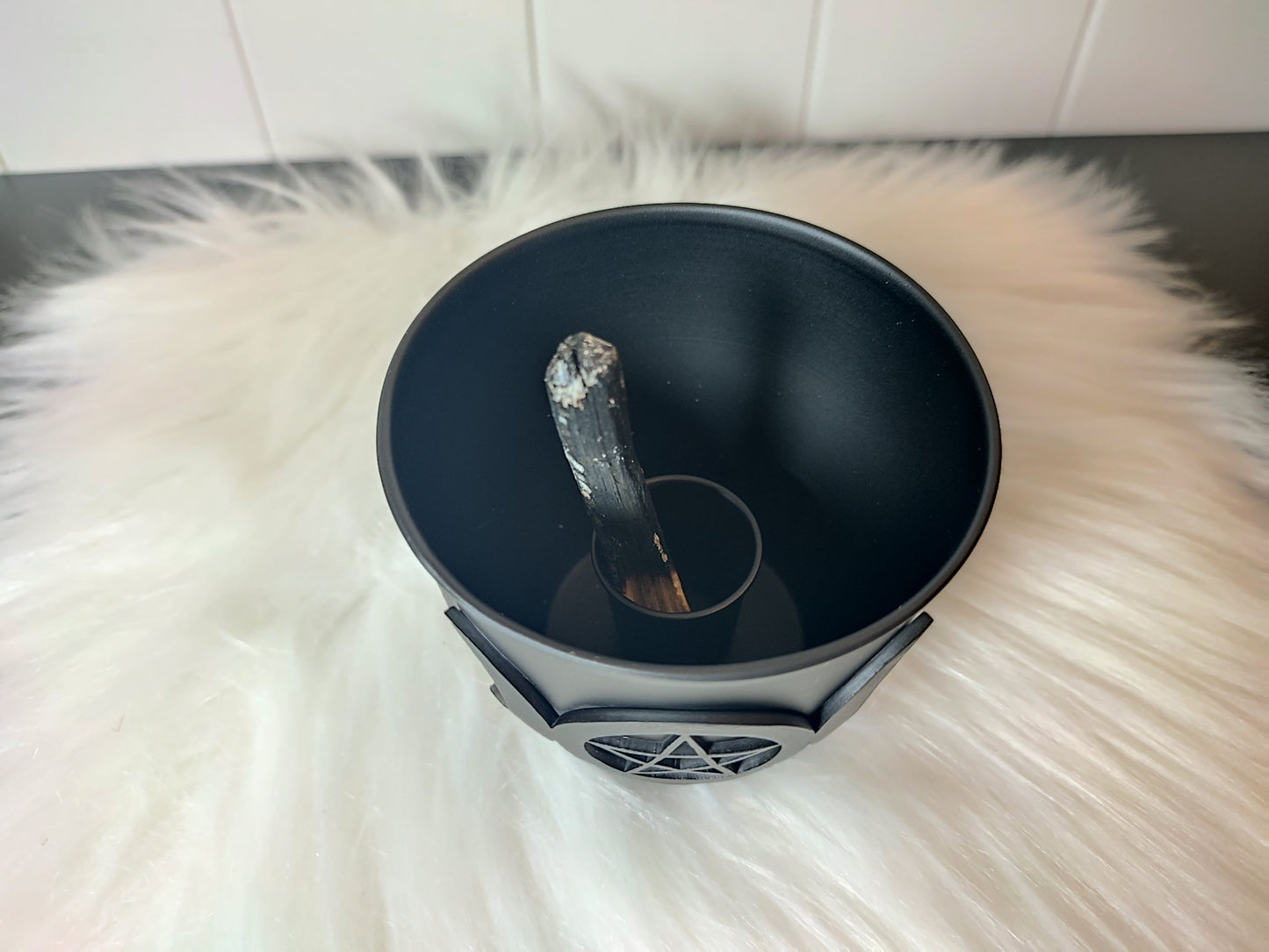 Quemador Triple Diosa y Pentagrama Magia