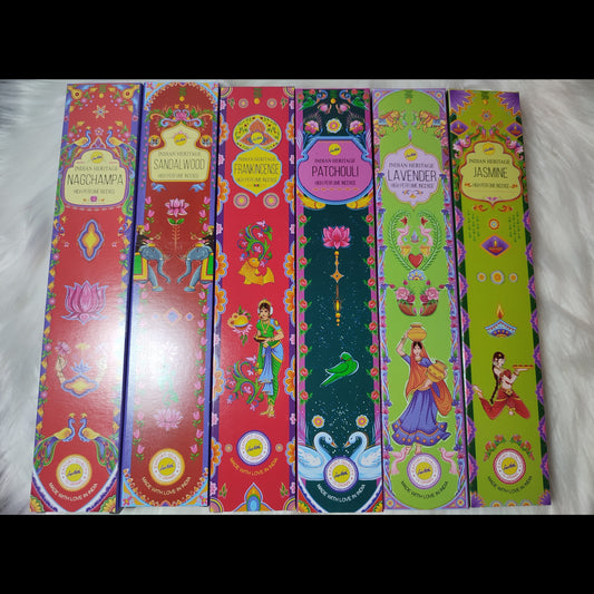 Varillas incienso Golden India - Varios aromas.