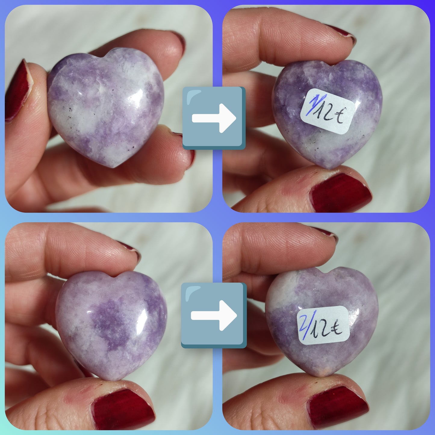 Corazon minerales varios
