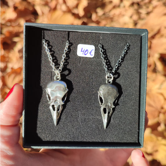 Alchemy Gothic ✨ Colgante cuervos amistad - amor