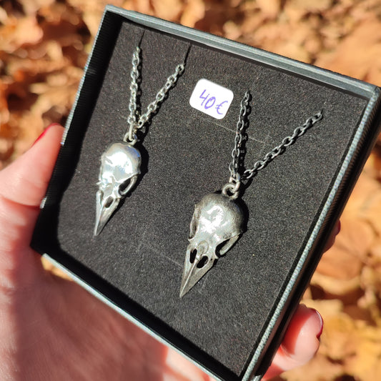 Alchemy Gothic ✨ Colgante cuervos amistad - amor