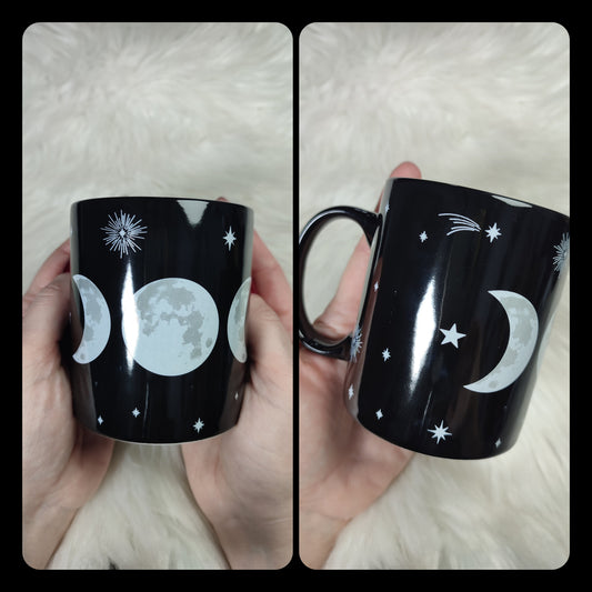 Taza Triple Diosa - Fases lunares