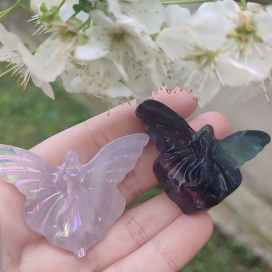 Hada flúorita o cuarzo aura