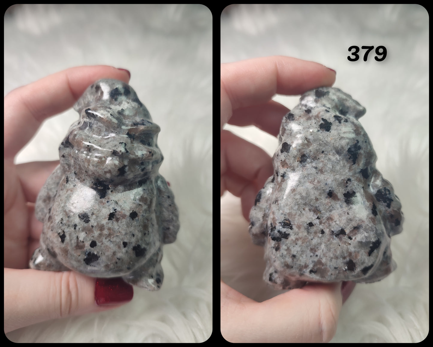 Oggie Boggie de pesadilla antes de navidad tallado en yooperlita