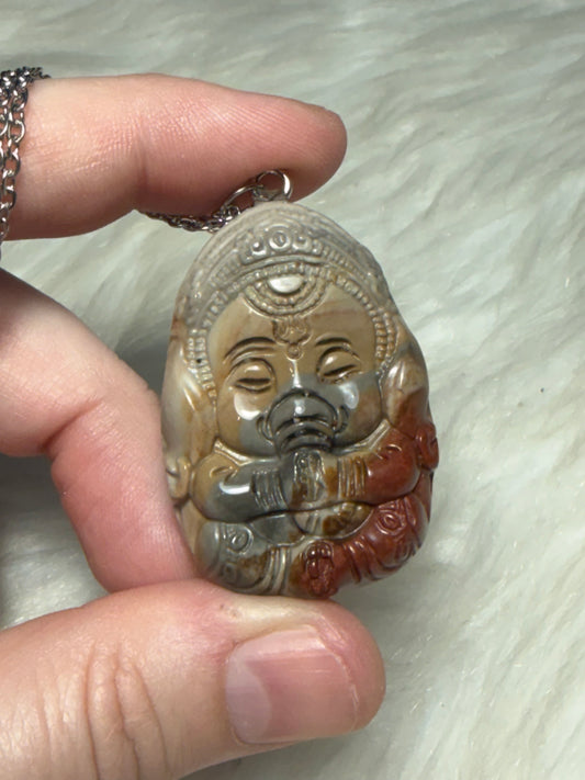 Collar Ágata Alasham Ganesha - Ganesh n°160
