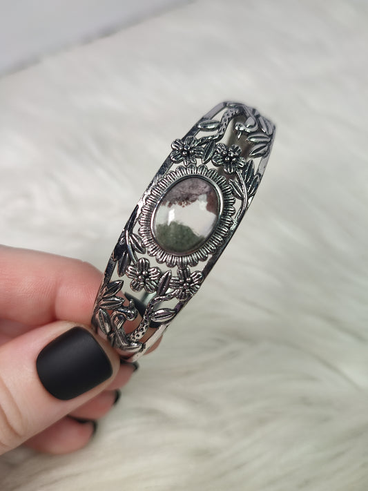 Brazalete ajustable con cuarzo jardin - n° 10